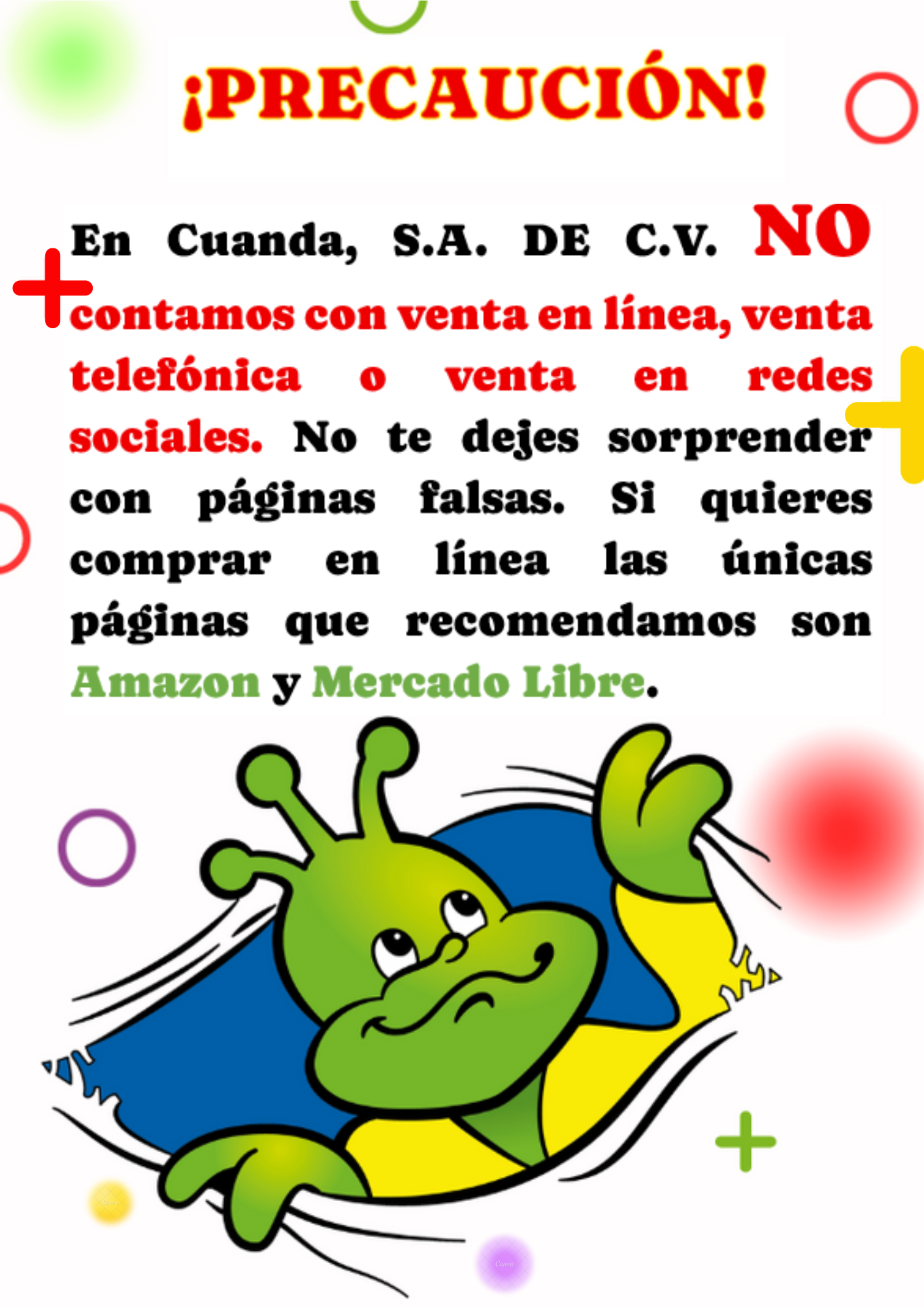 Precaución